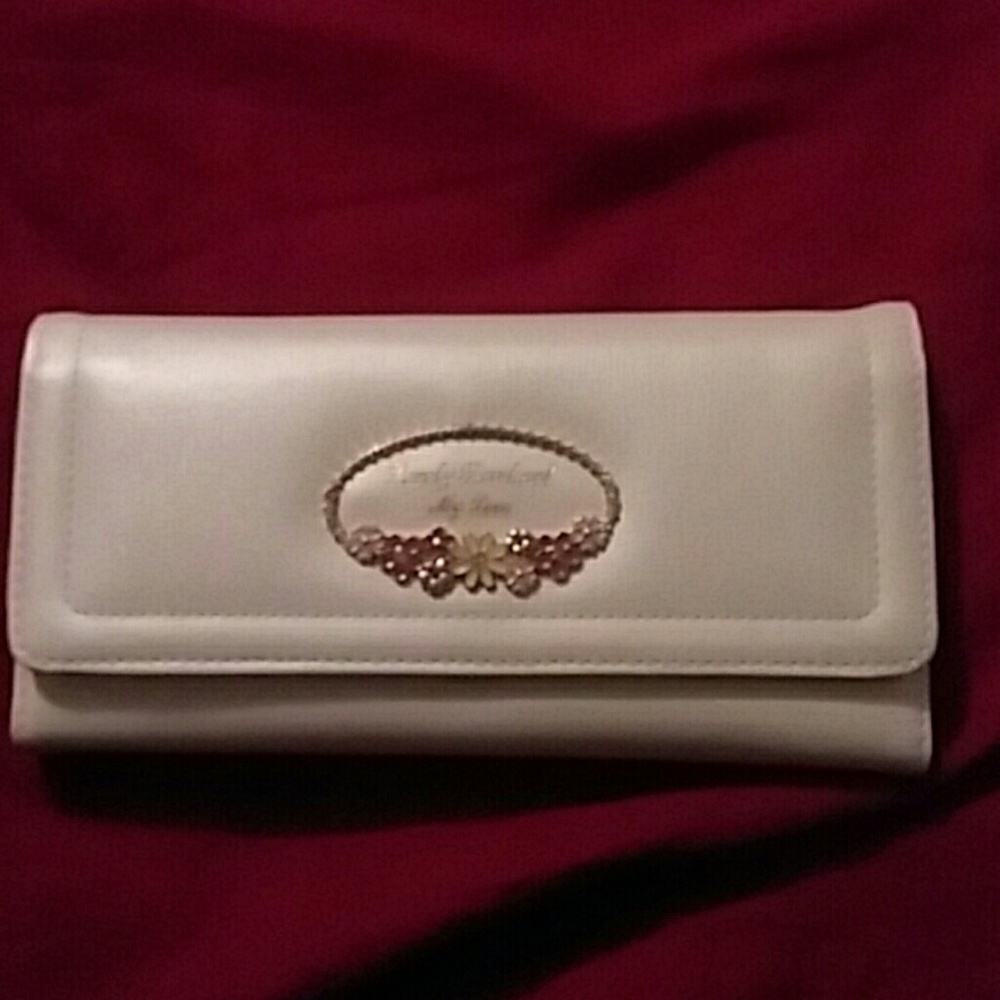 Faux leather pocket book